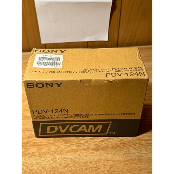 NEW 10 Sony PDV-124N Digital Video Cassettes DVCAM 124‎ Minutes Unused - Picture 3 of 5